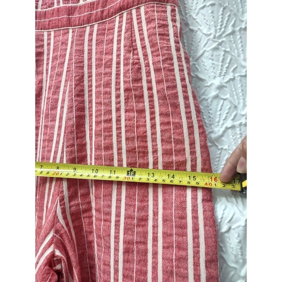 Ett:twa Anthropologie Womens Robin Cropped Jumpsuit Sz XS Wide Leg Coastal Boho - Picture 10 of 16